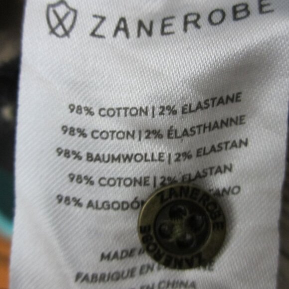 Zanerobe Jogger Pants Mens Size 27 Khaki Drawstring Elastic Waist Flat Front - Picture 11 of 11